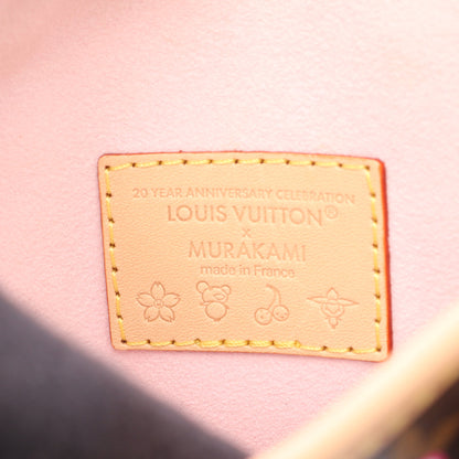 LV × TM ナノ バケット モノグラムチェリーブロッサム ハンドバッグ PVC レザー ブラウン マルチカラー ルイヴィトン バッグ LOUIS VUITTON