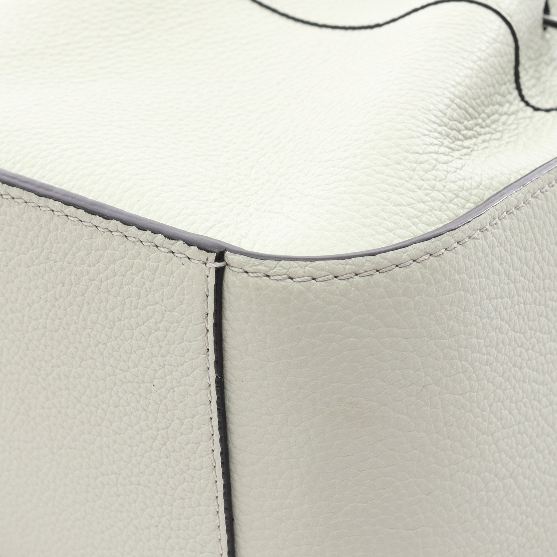ハンモック ドローストリングバッグ ミニ 2WAY ハンドバッグ レザー ライトグリーン ロエベ バッグ LOEWE