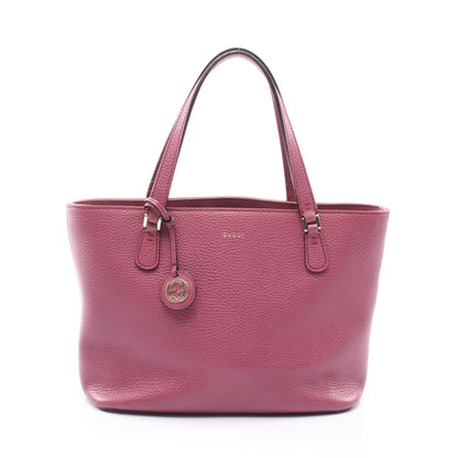 インターロッキングG ハンドバッグ トートバッグ レザー ピンクパープル グッチ バッグ GUCCI