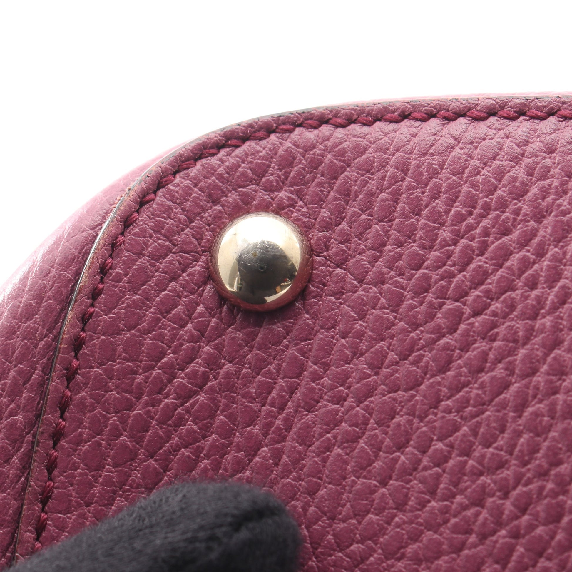 インターロッキングG ハンドバッグ トートバッグ レザー ピンクパープル グッチ バッグ GUCCI