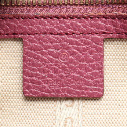 インターロッキングG ハンドバッグ トートバッグ レザー ピンクパープル グッチ バッグ GUCCI