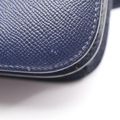コンスタンス3 24 ブルーサフィール コンビ金具 ショルダーバッグ ヴォーエプソン ネイビー X刻印 エルメス バッグ HERMES