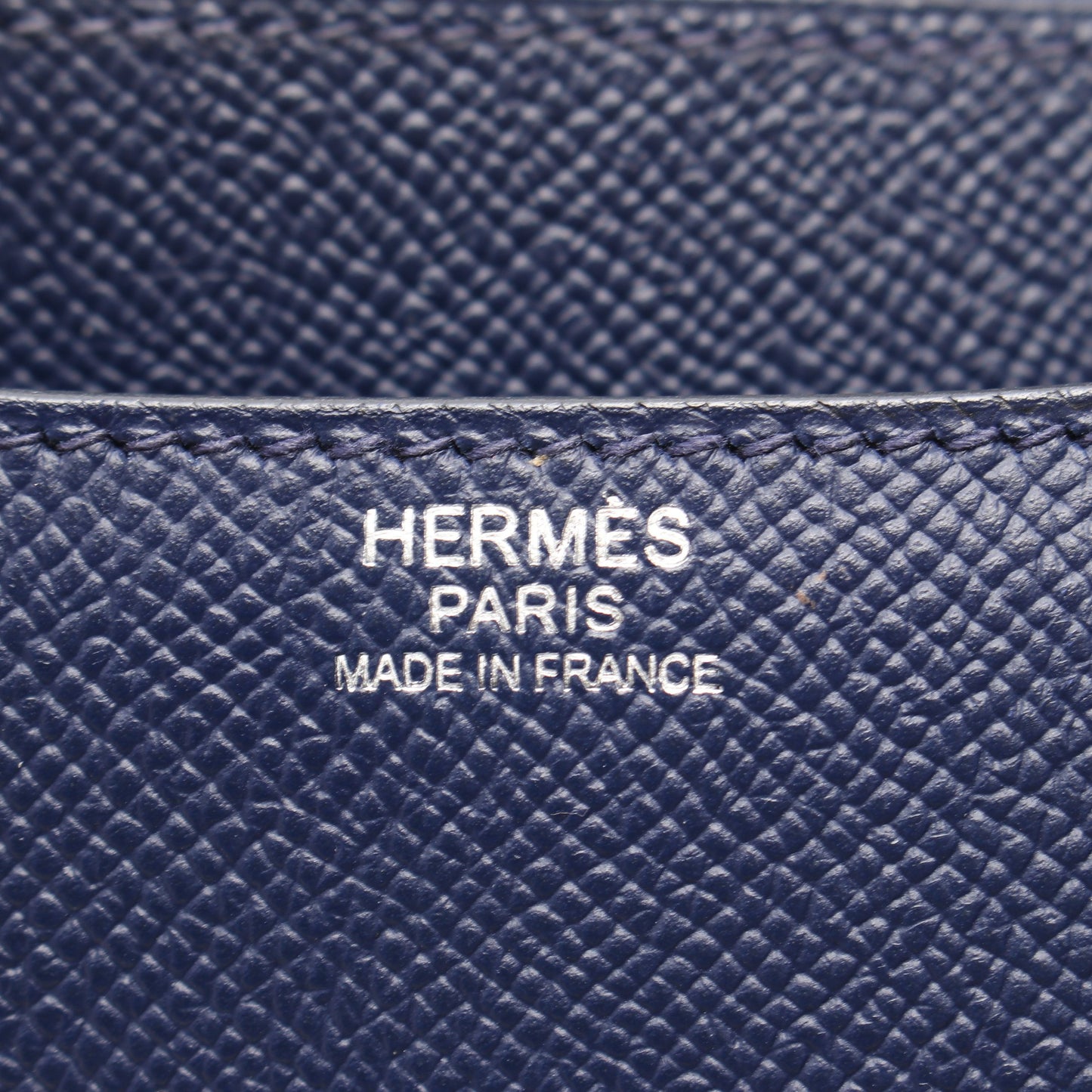 コンスタンス3 24 ブルーサフィール コンビ金具 ショルダーバッグ ヴォーエプソン ネイビー X刻印 エルメス バッグ HERMES