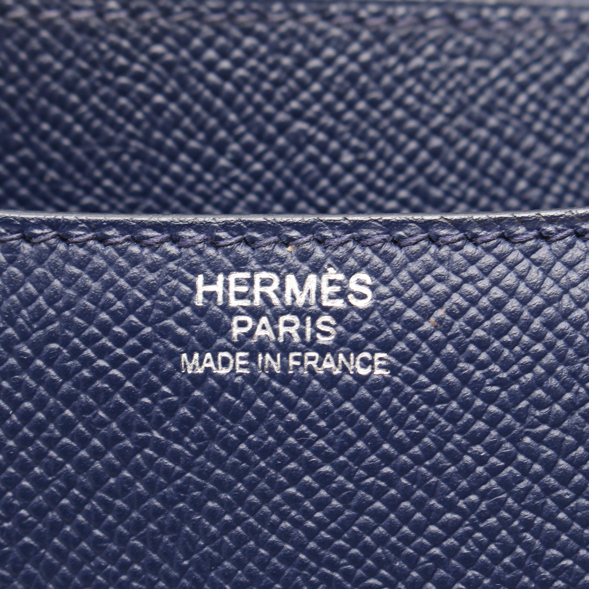 コンスタンス3 24 ブルーサフィール コンビ金具 ショルダーバッグ ヴォーエプソン ネイビー X刻印 エルメス バッグ HERMES