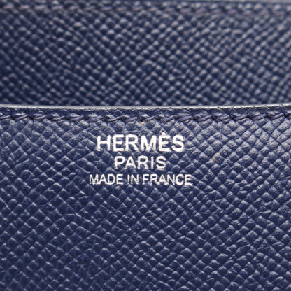 コンスタンス3 24 ブルーサフィール コンビ金具 ショルダーバッグ ヴォーエプソン ネイビー X刻印 エルメス バッグ HERMES