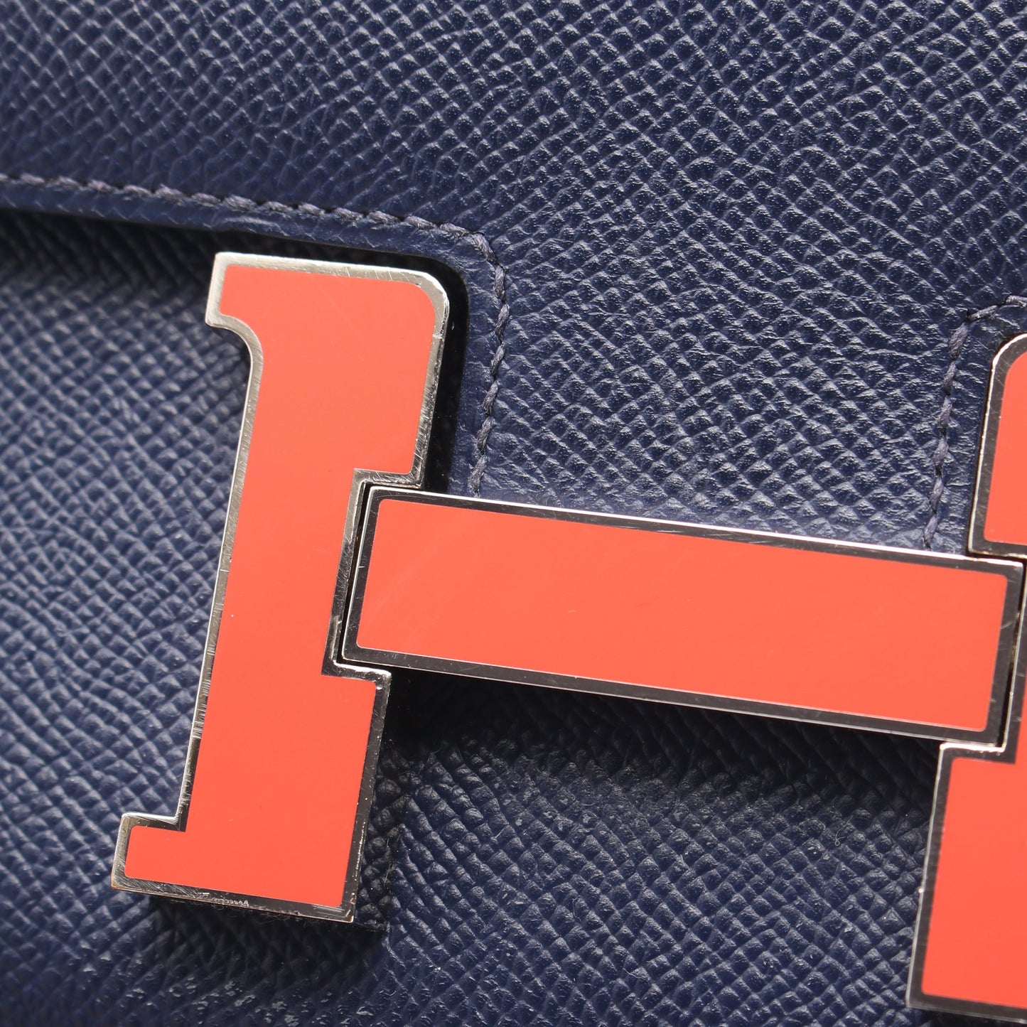 コンスタンス3 24 ブルーサフィール コンビ金具 ショルダーバッグ ヴォーエプソン ネイビー X刻印 エルメス バッグ HERMES