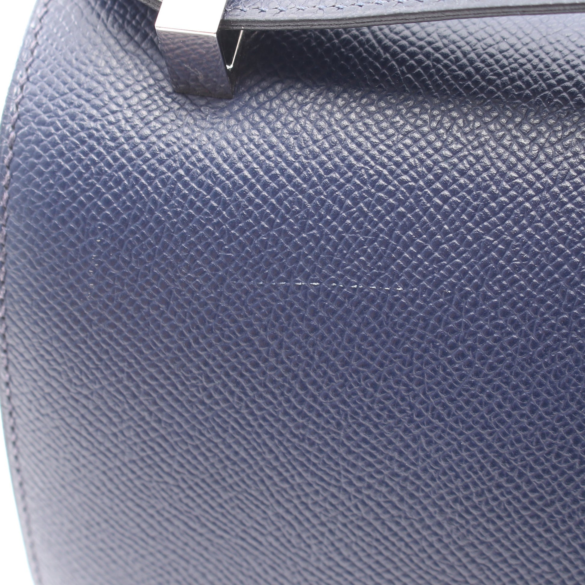 コンスタンス3 24 ブルーサフィール コンビ金具 ショルダーバッグ ヴォーエプソン ネイビー X刻印 エルメス バッグ HERMES