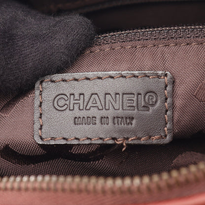 ワイルドステッチ ハンドバッグ レザー ブラウン ゴールド金具 シャネル バッグ CHANEL