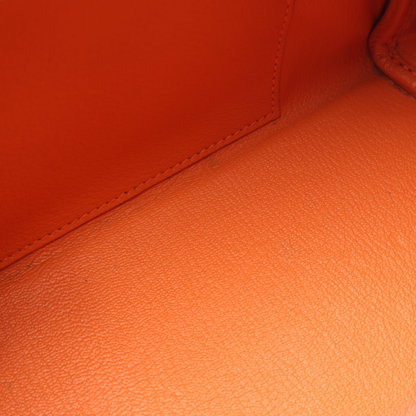 サックアンヴィ26 オレンジ ハンドバッグ ヴォーエプソン オレンジ シルバー金具 □K刻印 エルメス バッグ HERMES