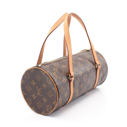 パピヨン26 モノグラム ハンドバッグ PVC レザー ブラウン ルイヴィトン バッグ LOUIS VUITTON