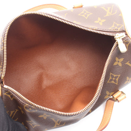 パピヨン26 モノグラム ハンドバッグ PVC レザー ブラウン ルイヴィトン バッグ LOUIS VUITTON