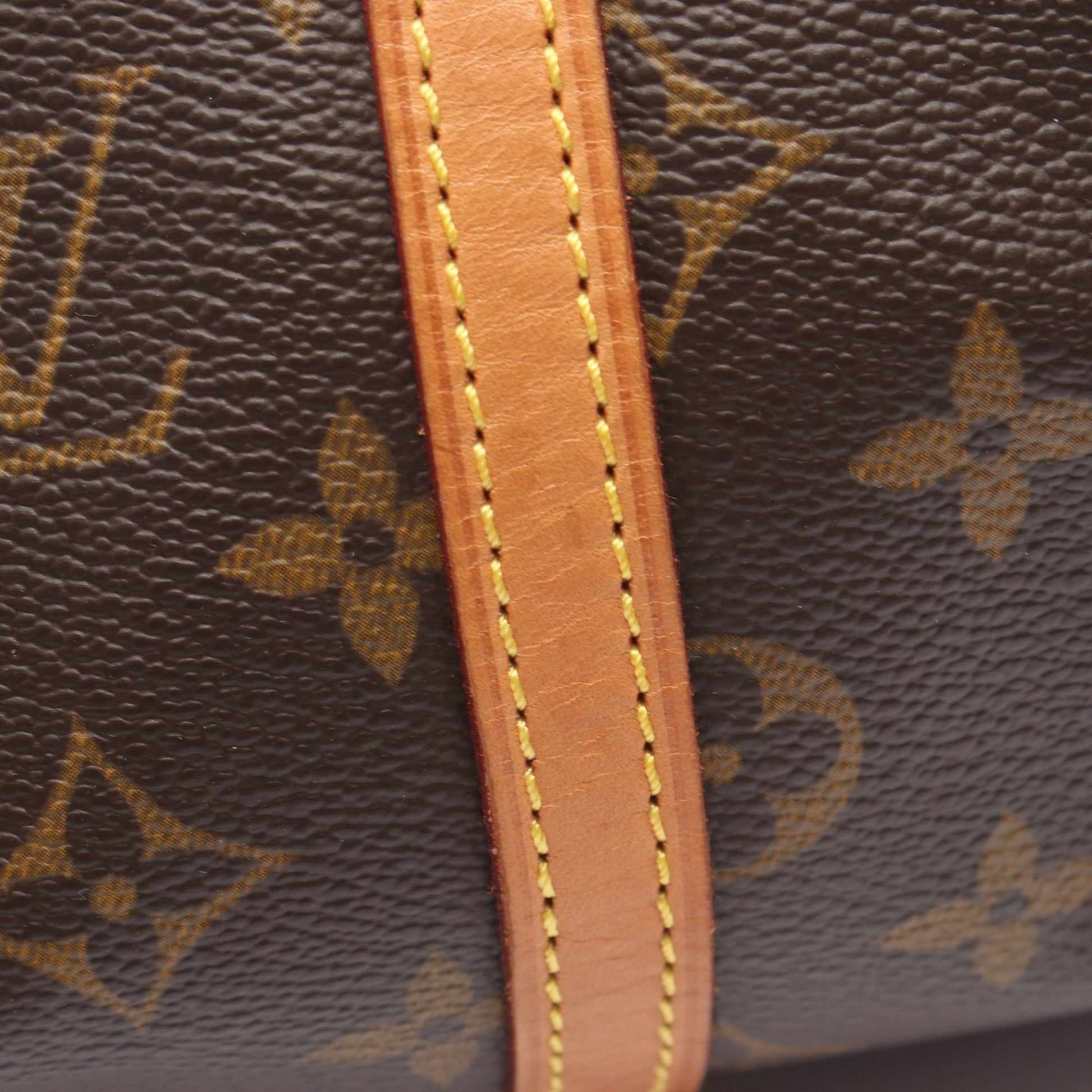 パピヨン26 モノグラム ハンドバッグ PVC レザー ブラウン ルイヴィトン バッグ LOUIS VUITTON