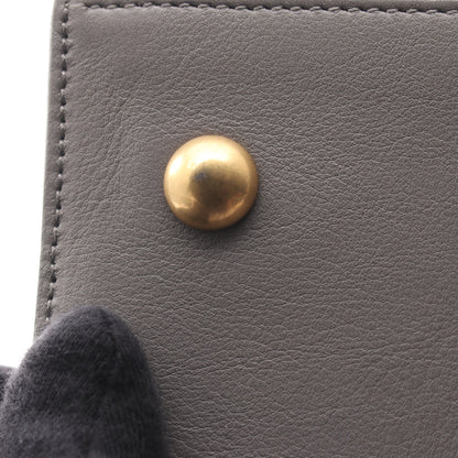 プチカバス Yライン 2WAY ハンドバッグ レザー グレー サンローランパリ バッグ SAINT LAURENT PARIS