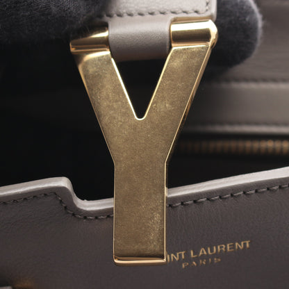 プチカバス Yライン 2WAY ハンドバッグ レザー グレー サンローランパリ バッグ SAINT LAURENT PARIS