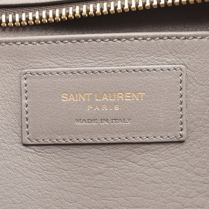 プチカバス Yライン 2WAY ハンドバッグ レザー グレー サンローランパリ バッグ SAINT LAURENT PARIS