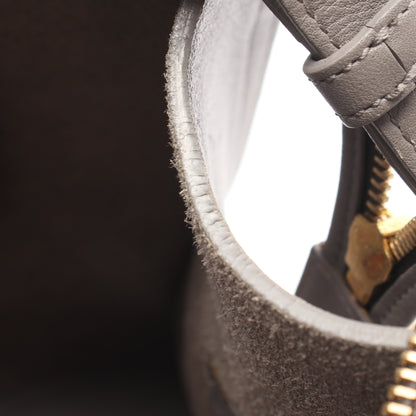 プチカバス Yライン 2WAY ハンドバッグ レザー グレー サンローランパリ バッグ SAINT LAURENT PARIS
