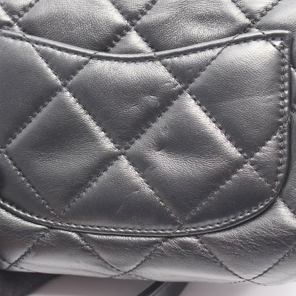 マトラッセ 2WAY チェーンショルダーバッグ ラムスキン ブラック ゴールド金具 シャネル バッグ CHANEL