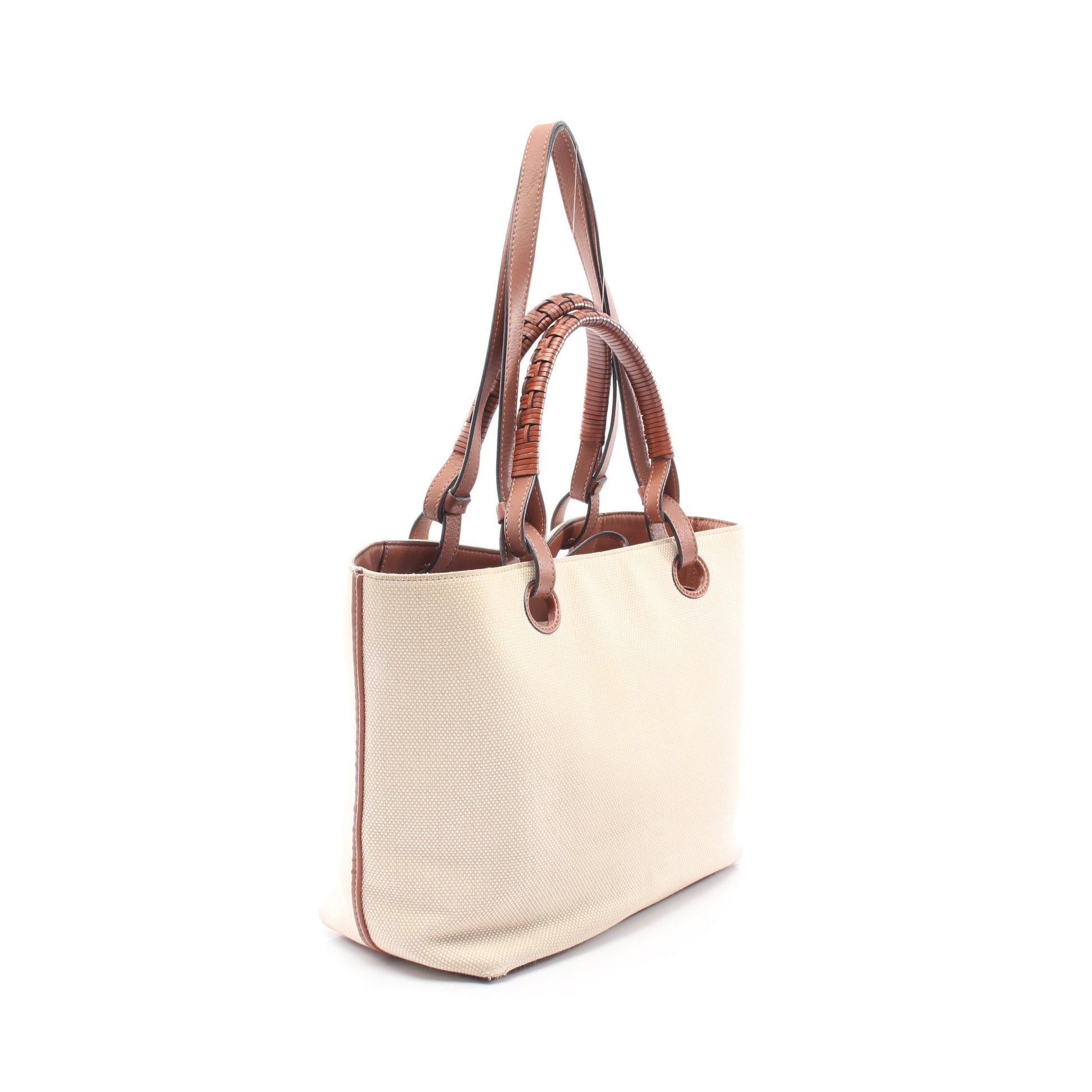 アナグラ 2WAY ショルダーバッグ トートバッグ キャンバス ブラウン ベージュ ブラウン ロエベ バッグ LOEWE