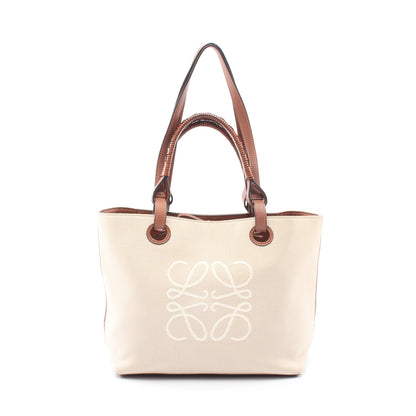 アナグラ 2WAY ショルダーバッグ トートバッグ キャンバス ブラウン ベージュ ブラウン ロエベ バッグ LOEWE