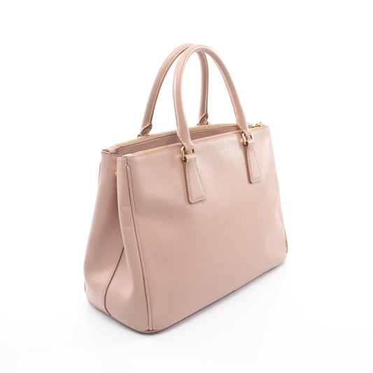 SAFFIANO LUX ガレリア 2WAY ハンドバッグ トートバッグ サフィアーノレザー ピンクベージュ プラダ バッグ PRADA