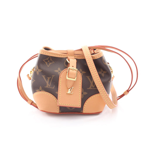 ノエ パース モノグラム ショルダーバッグ PVC レザー ブラウン ルイヴィトン バッグ LOUIS VUITTON