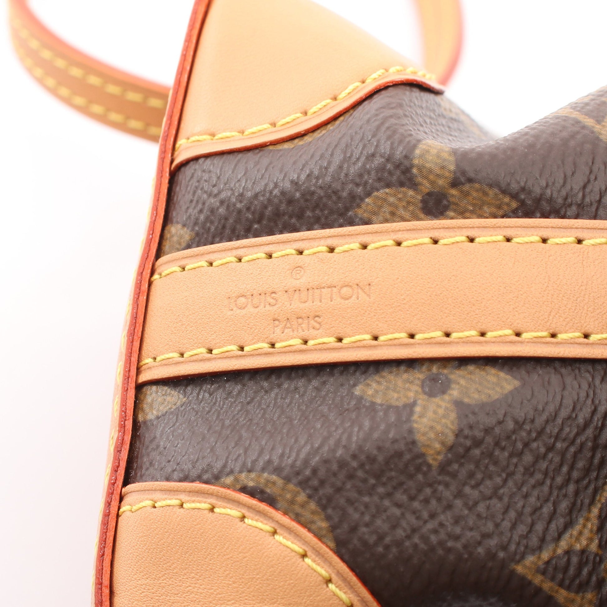 ノエ パース モノグラム ショルダーバッグ PVC レザー ブラウン ルイヴィトン バッグ LOUIS VUITTON