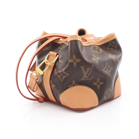 ノエ パース モノグラム ショルダーバッグ PVC レザー ブラウン ルイヴィトン バッグ LOUIS VUITTON