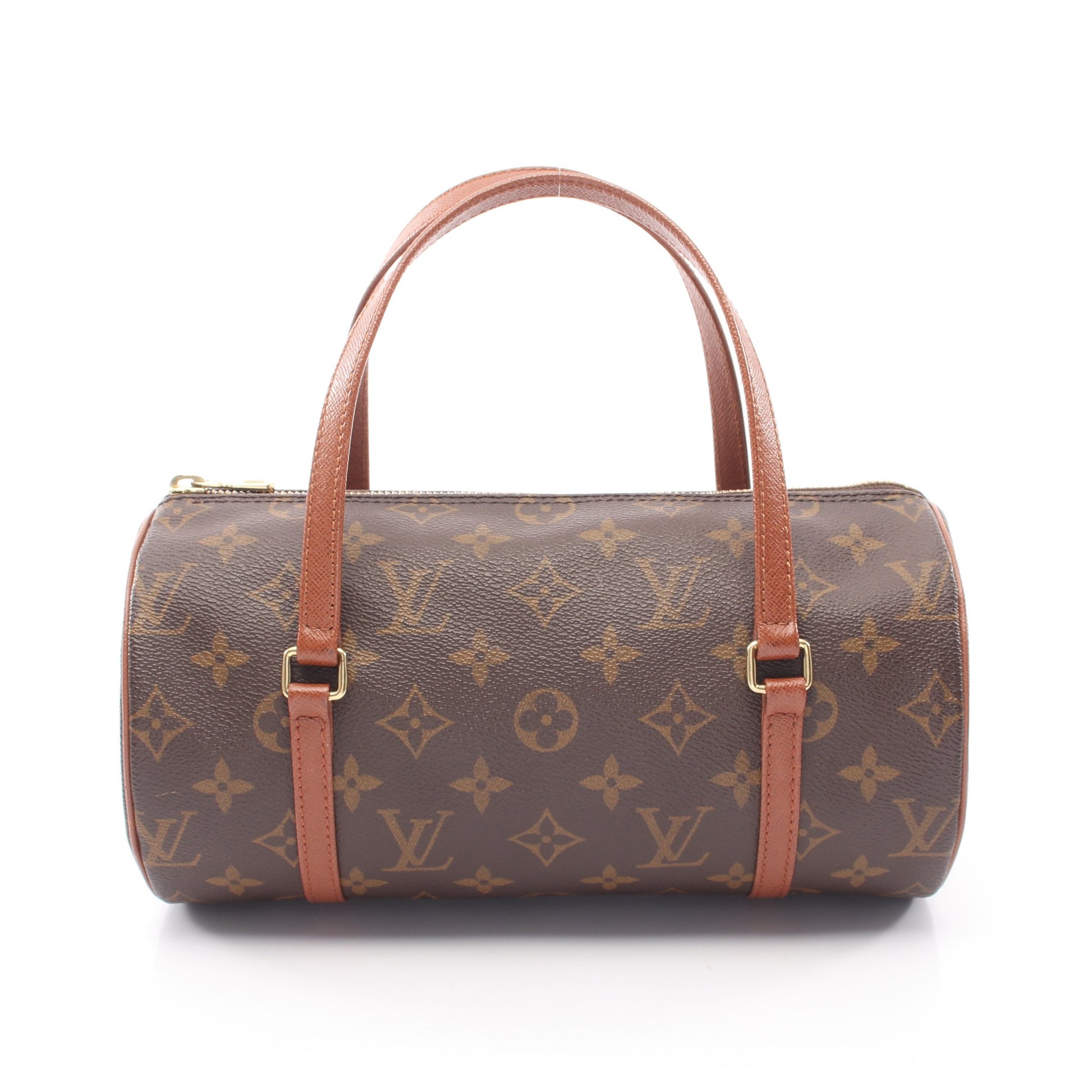 パピヨン26 モノグラム 旧型 ハンドバッグ PVC レザー ブラウン ルイヴィトン バッグ LOUIS VUITTON