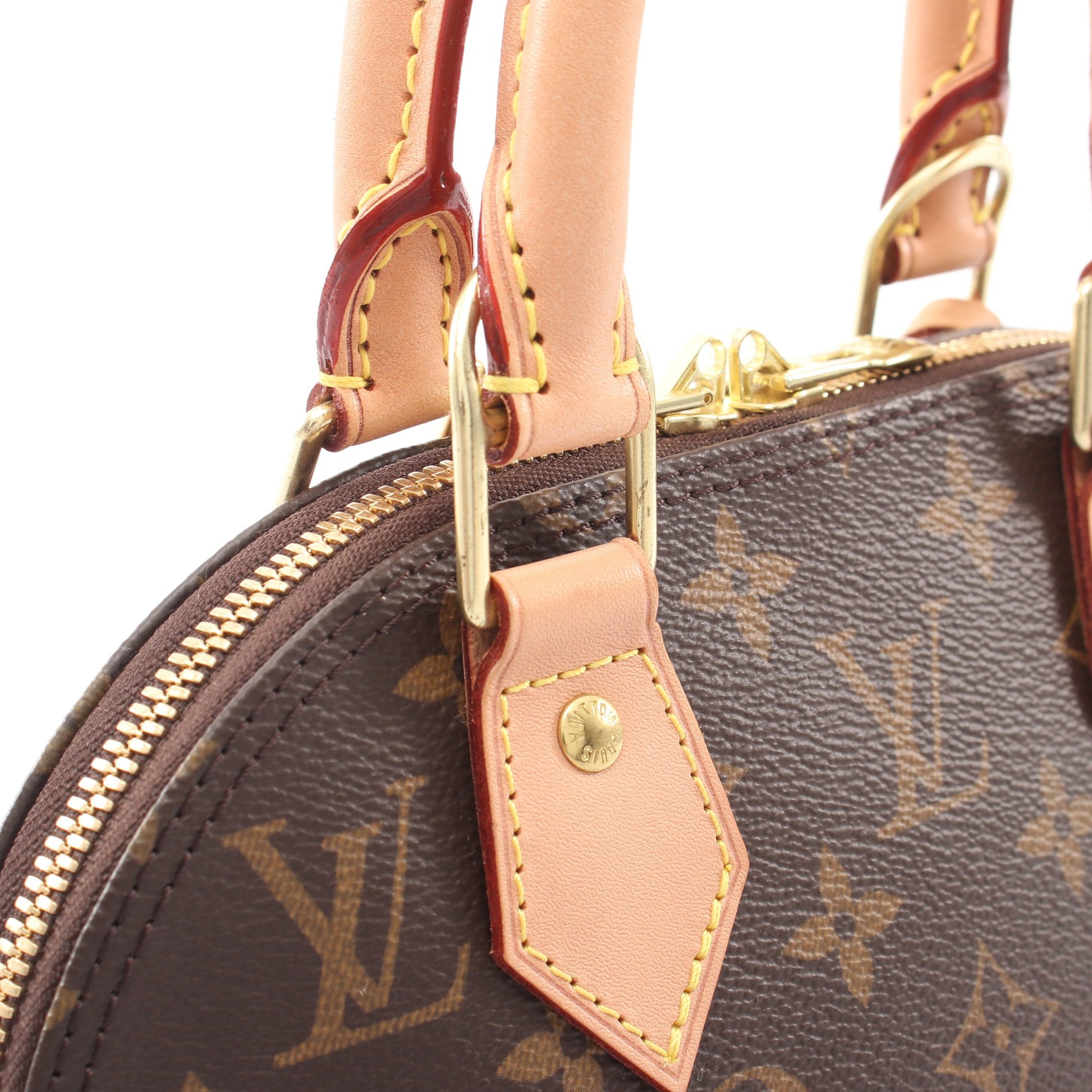 アルマBB モノグラム 2WAY ハンドバッグ PVC レザー ブラウン ルイヴィトン バッグ LOUIS VUITTON