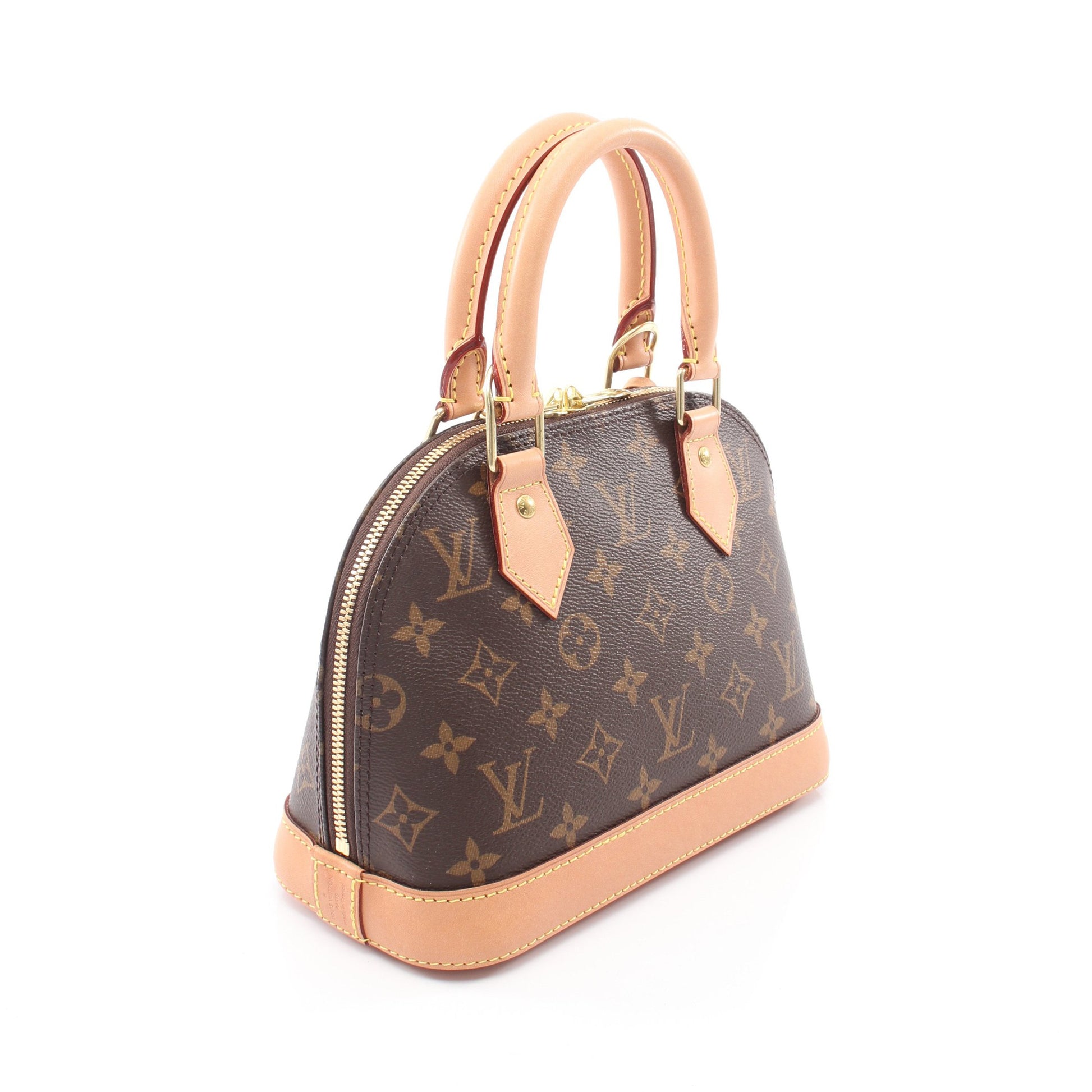 アルマBB モノグラム 2WAY ハンドバッグ PVC レザー ブラウン ルイヴィトン バッグ LOUIS VUITTON