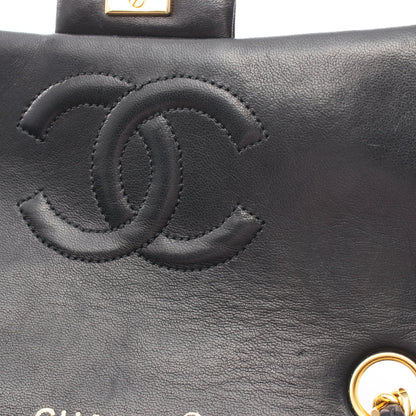 ミニマトラッセ チェーンショルダーバッグ ラムスキン ブラック ゴールド金具 シャネル バッグ CHANEL