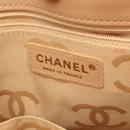 ワイルドステッチ ハンドバッグ トートバッグ レザー ベージュ ゴールド金具 シャネル バッグ CHANEL