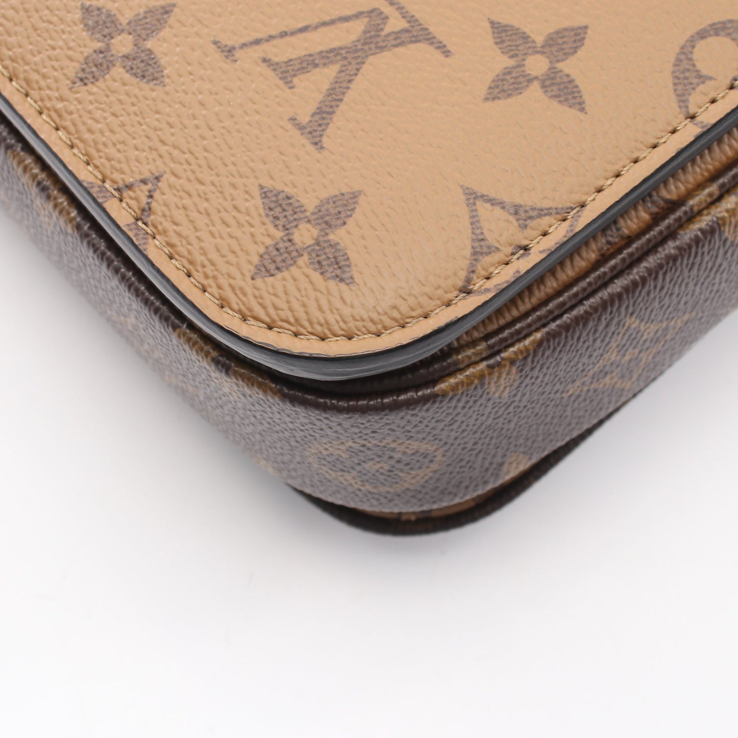 ポシェット メティス MM モノグラムリバース 2WAY ハンドバッグ PVC レザー ブラウン ブラック ルイヴィトン バッグ LOUIS VUITTON
