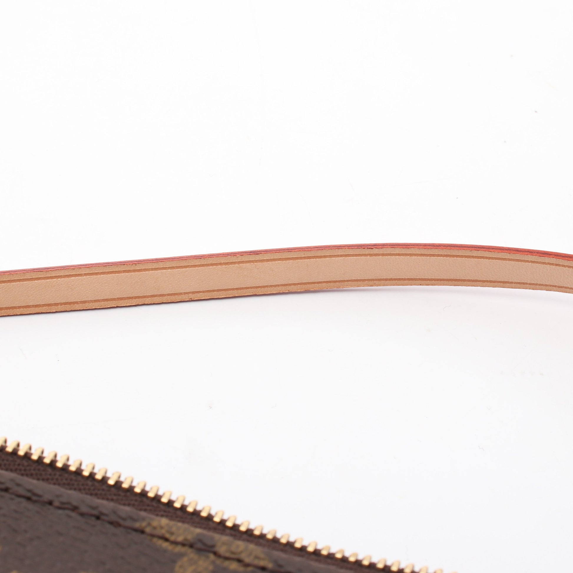 ポシェットアクセソワール モノグラム ハンドバッグ PVC レザー ブラウン ルイヴィトン バッグ LOUIS VUITTON