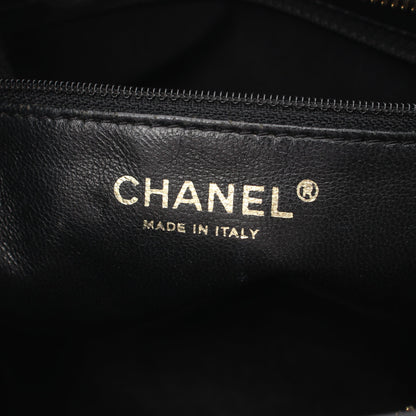 復刻トート ハンドバッグ トートバッグ キャビアスキン ブラック ゴールド金具 シャネル バッグ CHANEL