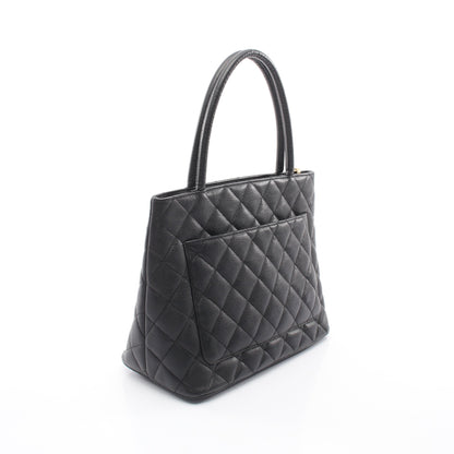 復刻トート ハンドバッグ トートバッグ キャビアスキン ブラック ゴールド金具 シャネル バッグ CHANEL