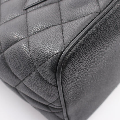 復刻トート ハンドバッグ トートバッグ キャビアスキン ブラック ゴールド金具 シャネル バッグ CHANEL