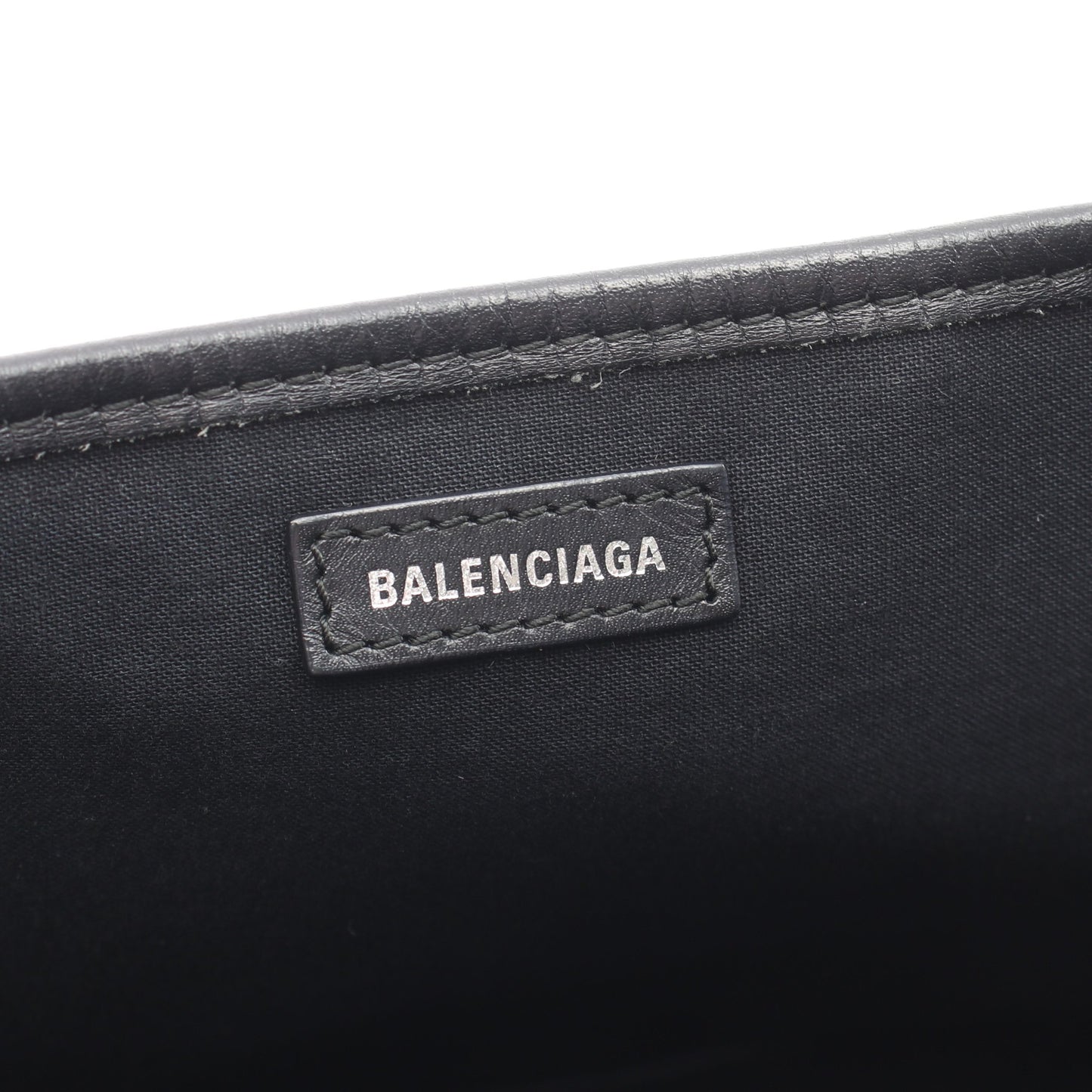 NAVY CABAS S ネイビーカバ ハンドバッグ トートバッグ キャンバス レザー ブラック ホワイト バレンシアガ バッグ BALENCIAGA