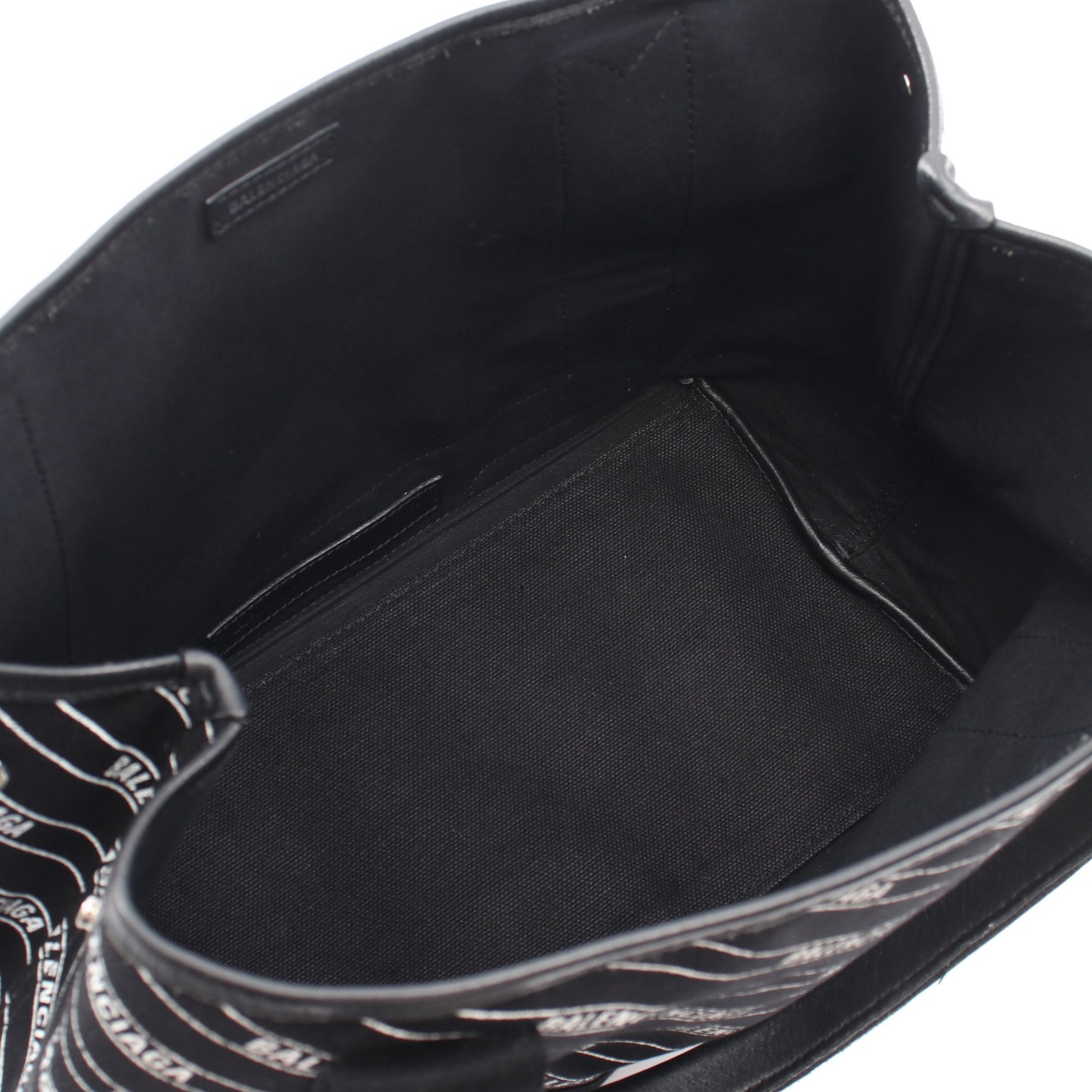 NAVY CABAS S ネイビーカバ ハンドバッグ トートバッグ キャンバス レザー ブラック ホワイト バレンシアガ バッグ BALENCIAGA