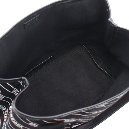 NAVY CABAS S ネイビーカバ ハンドバッグ トートバッグ キャンバス レザー ブラック ホワイト バレンシアガ バッグ BALENCIAGA