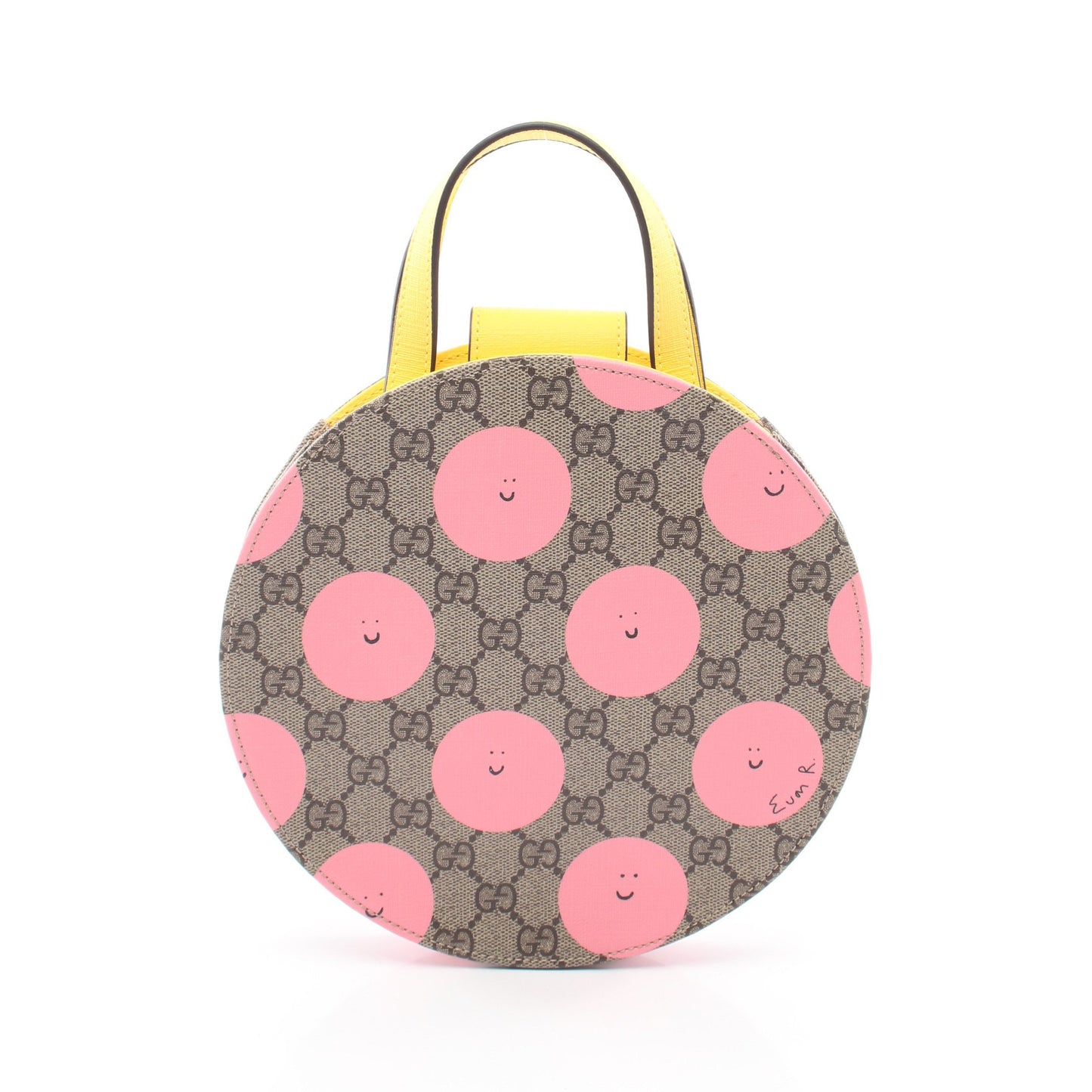 チルドレンズ GGスプリーム キッズ ハンドバッグ PVC ベージュ ピンク イエロー グッチ バッグ GUCCI