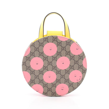 チルドレンズ GGスプリーム キッズ ハンドバッグ PVC ベージュ ピンク イエロー グッチ バッグ GUCCI