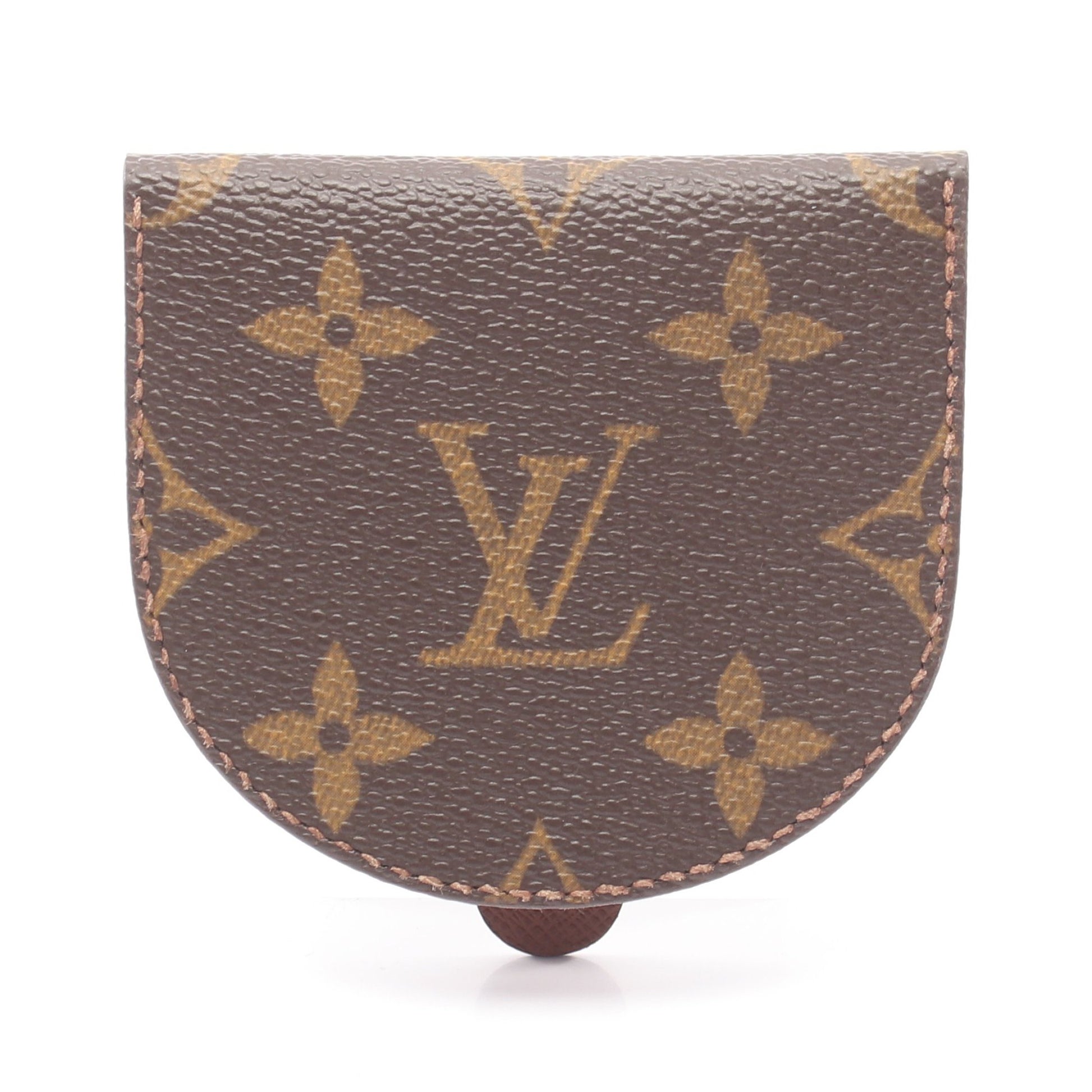 ポルトモネ キュベット モノグラム コインケース PVC レザー ブラウン ルイヴィトン 財布・小物 LOUIS VUITTON