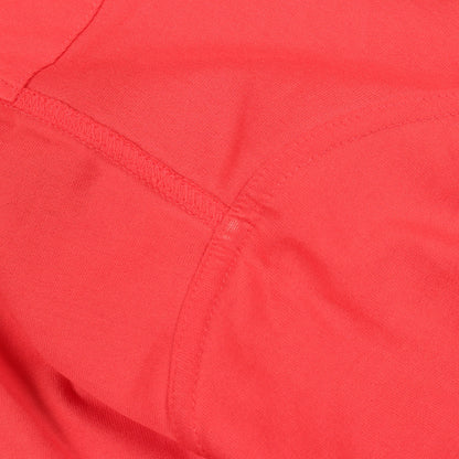 Cartouche Leclere クロップド 半袖Tシャツ コットン ピンクレッド ボルドー エルメス