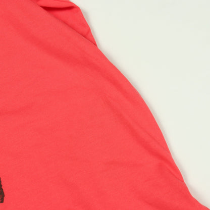 Cartouche Leclere クロップド 半袖Tシャツ コットン ピンクレッド ボルドー エルメス
