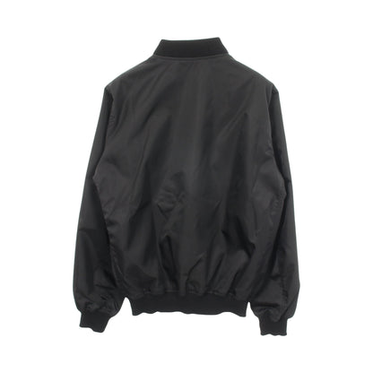 Re-Nylon 三角プレート ボンバージャケット ナイロン ブラック プラダ