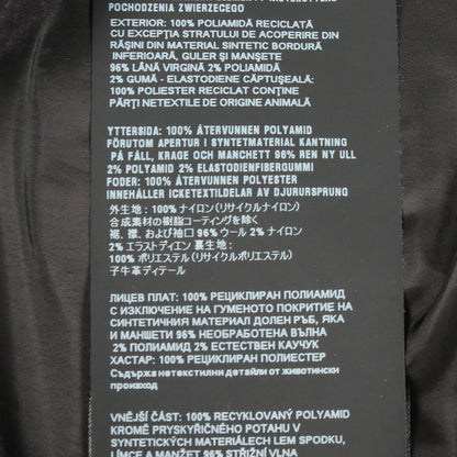 Re-Nylon 三角プレート ボンバージャケット ナイロン ブラック プラダ