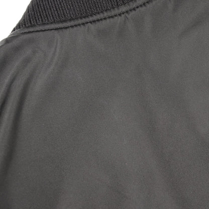 Re-Nylon 三角プレート ボンバージャケット ナイロン ブラック プラダ