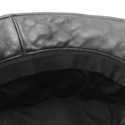 トリオンフ キルティング バケット ハット ラムレザー ブラック セリーヌ 財布・小物 CELINE