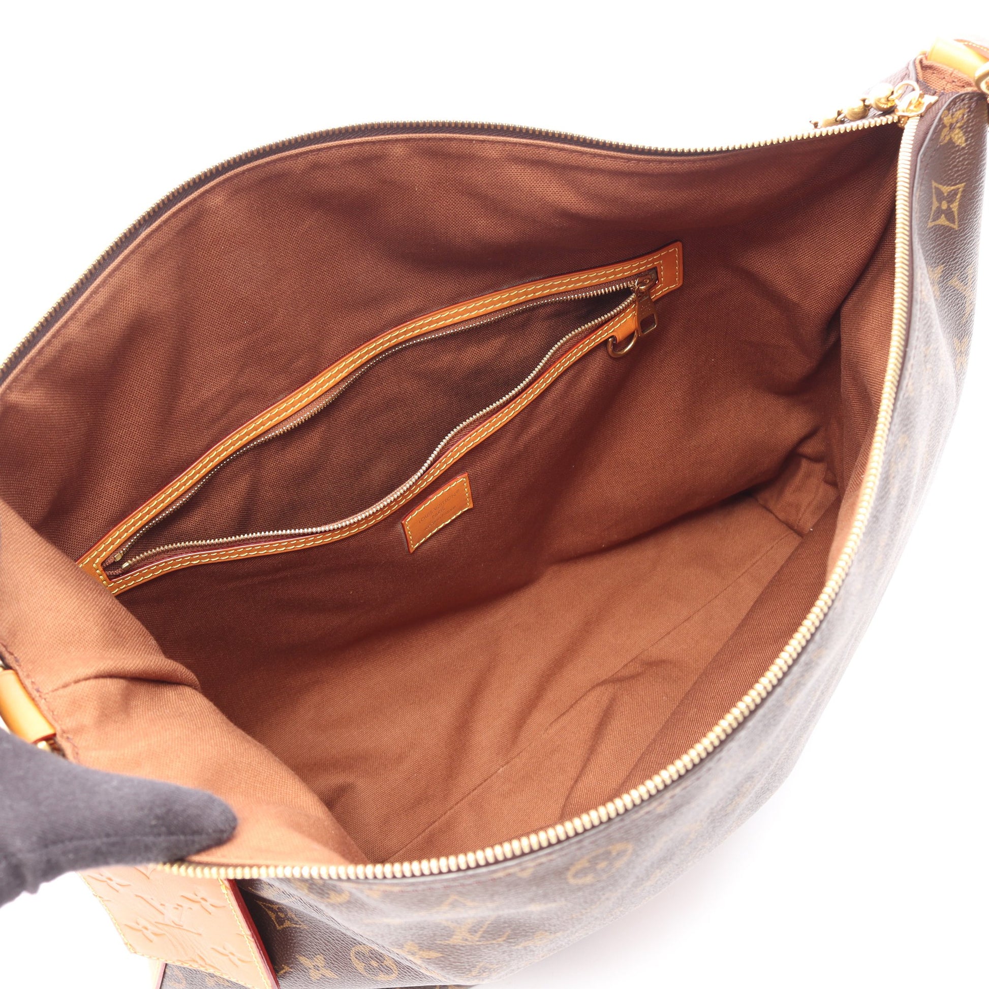 バガボンド ホーボー モノグラム ショルダーバッグ PVC レザー ブラウン ルイヴィトン バッグ LOUIS VUITTON
